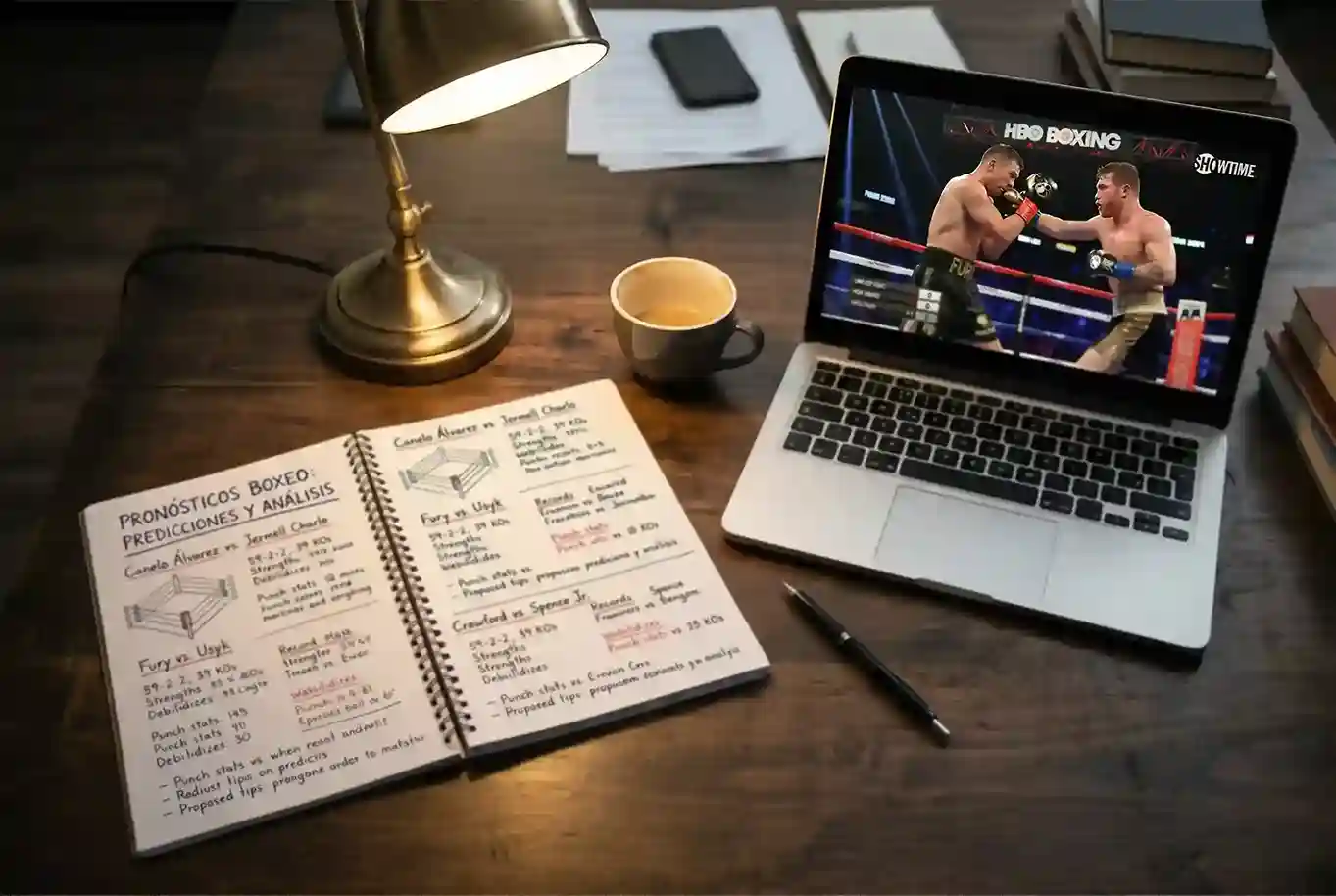 Método para crear pronósticos propios de boxeo